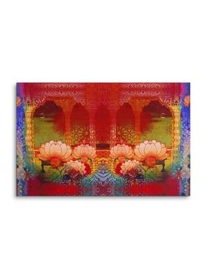 set of 4 red cotton placemat - 11696494 - Standard Image - 4