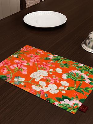 set of 6 orange cotton placemats - 11696495 - Standard Image - 2