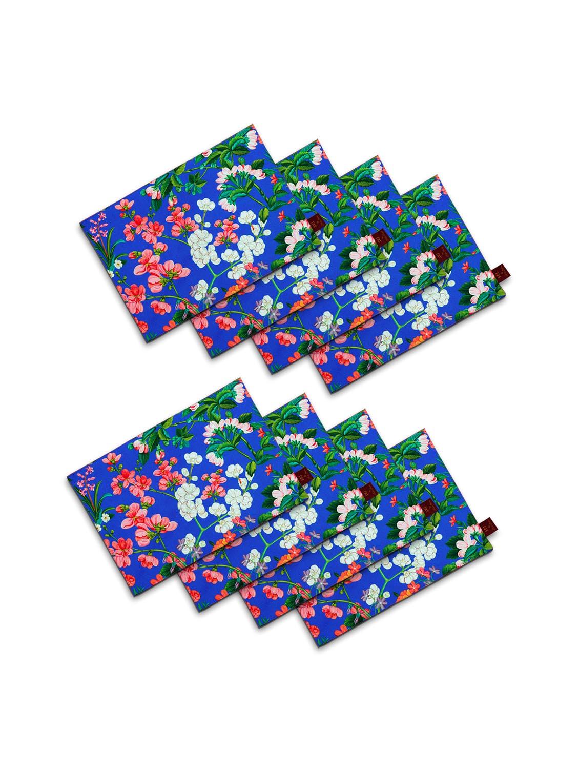 set of 6 blue cotton placemat - 11696506 - Zoom Image - 3