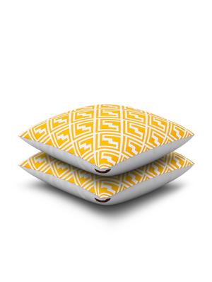 cotton geometric hd digital premium 16 by 16 cushion covers (set of 2) - 11697380 - Standard Image - 3