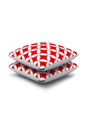 cotton geometric hd digital premium 16 by 16 cushion covers (set of 2) - 11697383 - Standard Image - 3