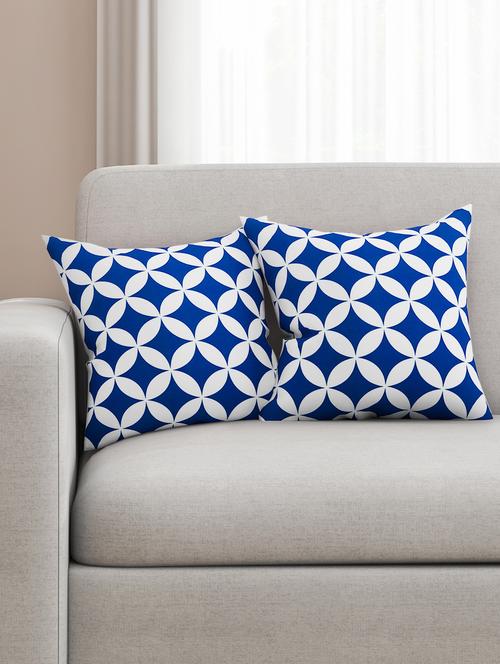 cotton geometric hd digital premium 16 by 16 cushion covers (set of 2) - 11697386 - Standard Image - 1