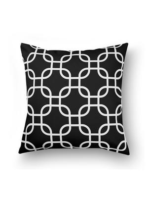 black cotton set of 5 cushion covers - 11697421 - Standard Image - 5