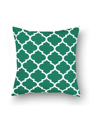 green cotton set of 3 cushion covers - 11697448 - Standard Image - 5