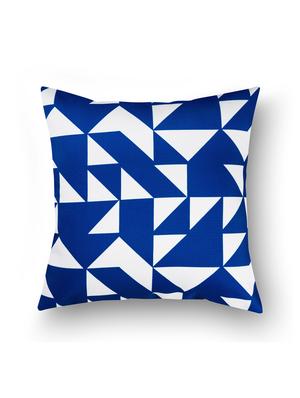 blue cotton set of 8 cushion covers - 11697467 - Standard Image - 4