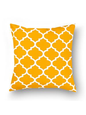 yellow cotton set of 8 cushion covers - 11697469 - Standard Image - 3