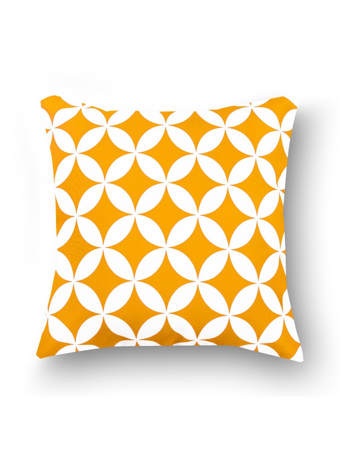 yellow cotton set of 8 cushion covers - 11697469 - Zoom Image - 5
