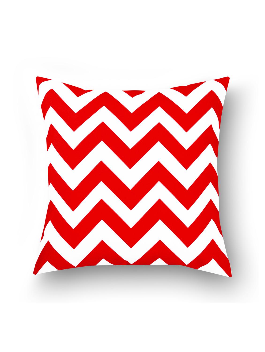 red cotton set of 10 cushion covers - 11697474 - Zoom Image - 5