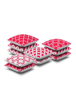 pink cotton set of 10 cushion covers - 11697475 - Standard Image - 2