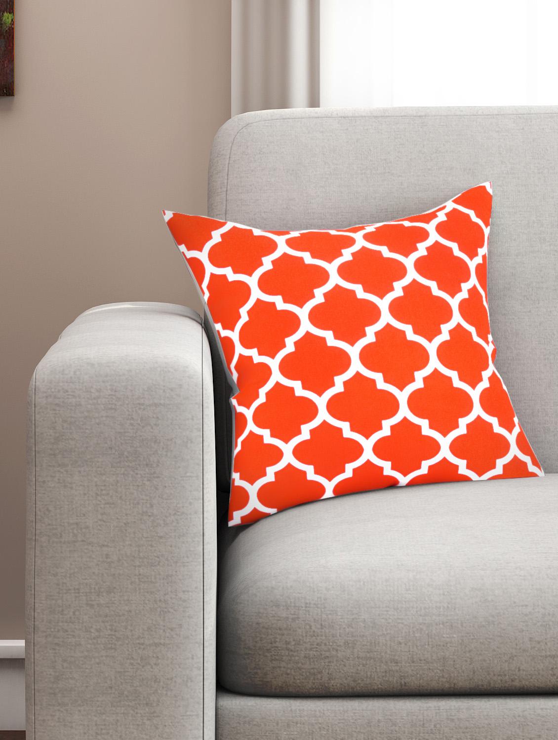 cotton geometric hd digital premium 16 by 16 cushion covers (set of 1) - 11697483 - Zoom Image - 1