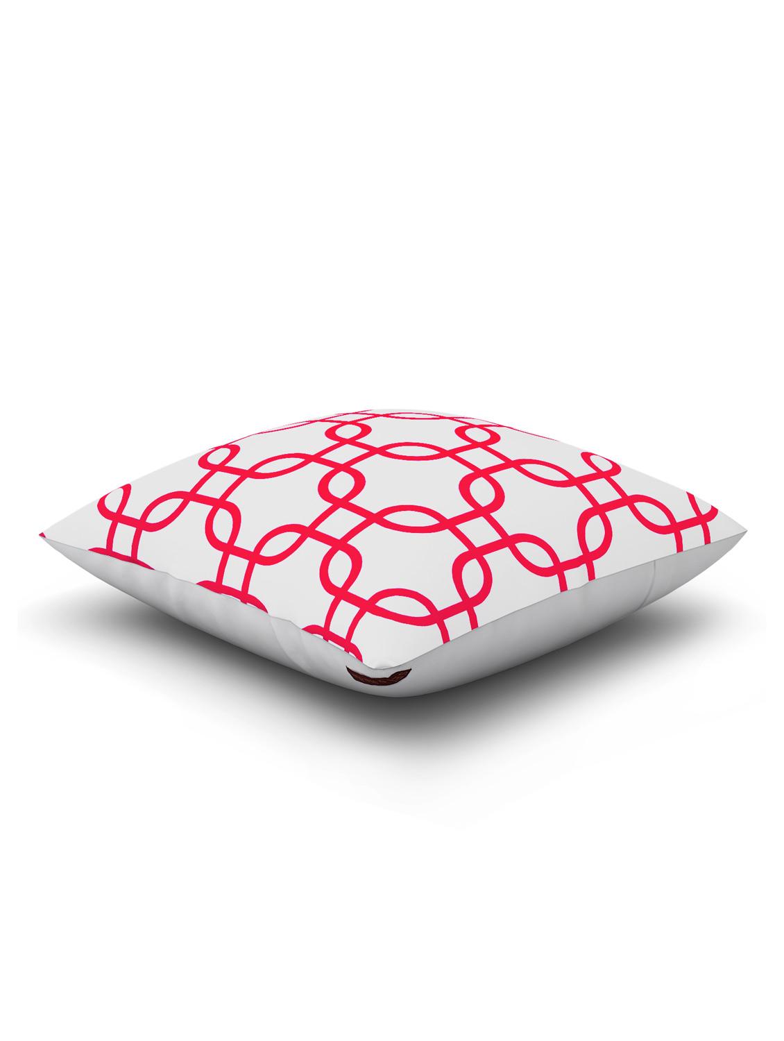 cotton geometric hd digital premium 16 by 16 cushion covers (set of 1) - 11697494 - Zoom Image - 3