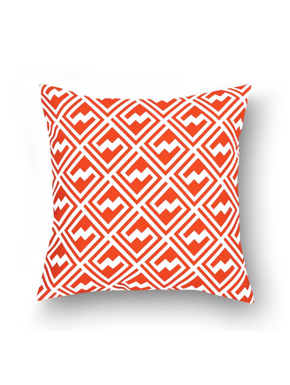 cotton geometric hd digital premium 16 by 16 cushion covers (set of 1) - 11697513 - Zoom Image - 2
