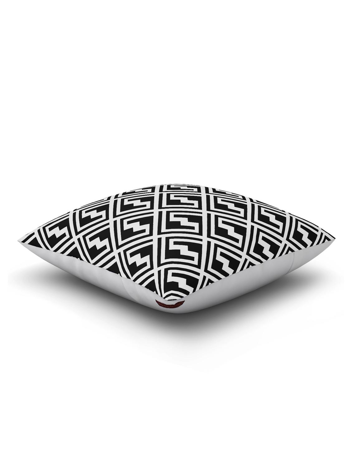 cotton geometric hd digital premium 16 by 16 cushion covers (set of 1) - 11697516 - Zoom Image - 3