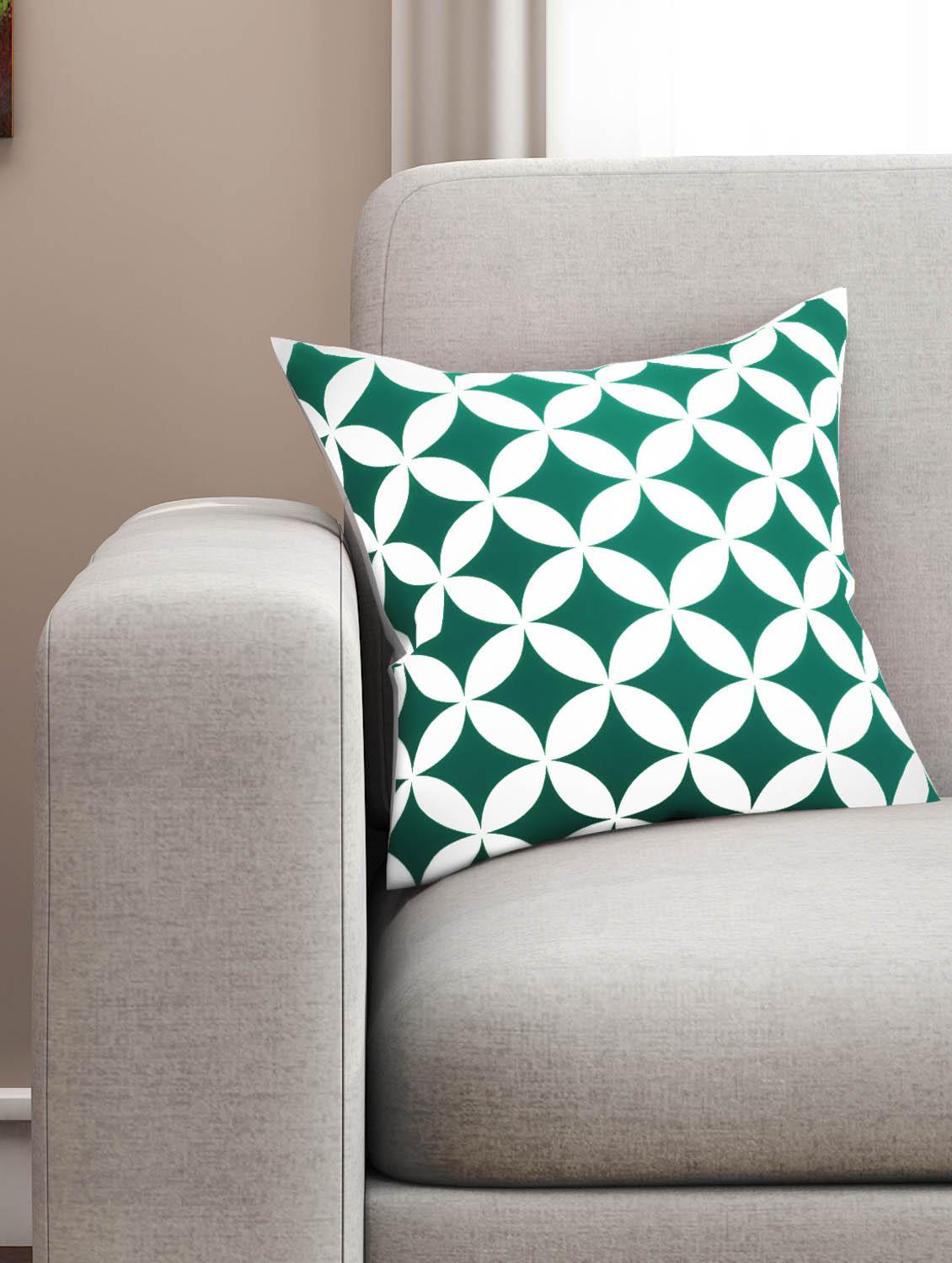 cotton geometric hd digital premium 16 by 16 cushion covers (set of 1) - 11697556 - Zoom Image - 1