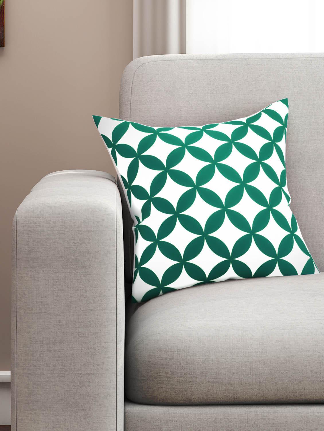 cotton geometric hd digital premium 16 by 16 cushion covers (set of 1) - 11697557 - Zoom Image - 1