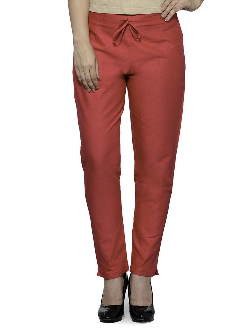 pink cotton trouser - 11698452 - Zoom Image - 1