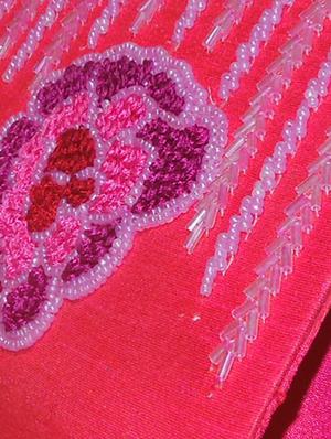 pink embellished faux silk clutch - 11706891 - Standard Image - 4