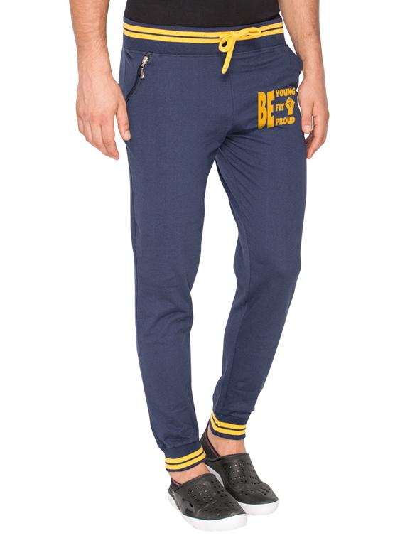 blue cotton jogger - 11707220 - Zoom Image - 2