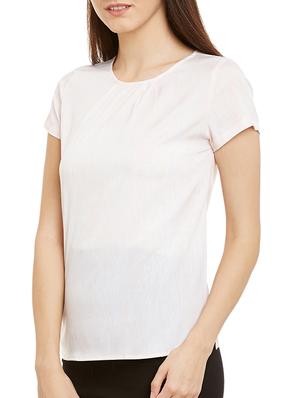 white printed regular top - 11715192 - Standard Image - 2