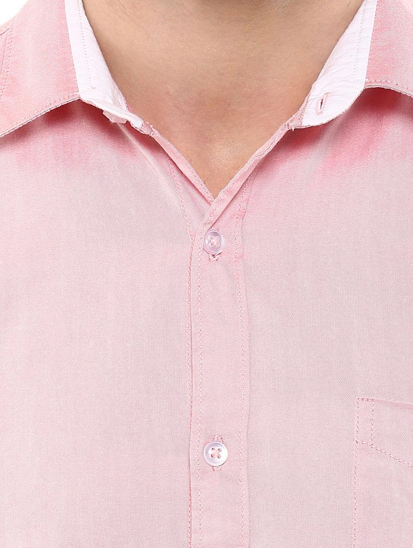 red cotton casual shirt - 11726446 - Zoom Image - 3