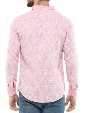 red cotton casual shirt - 11726452 - Standard Image - 3