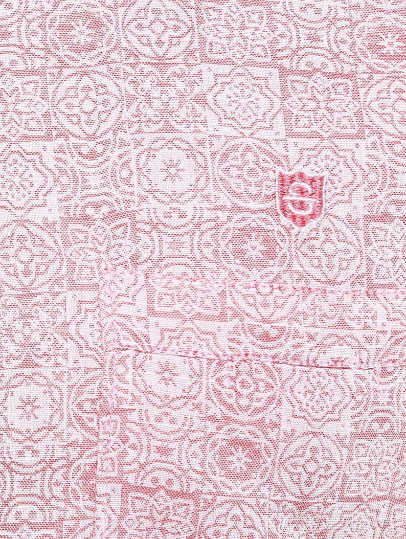 red cotton casual shirt - 11726452 - Zoom Image - 4