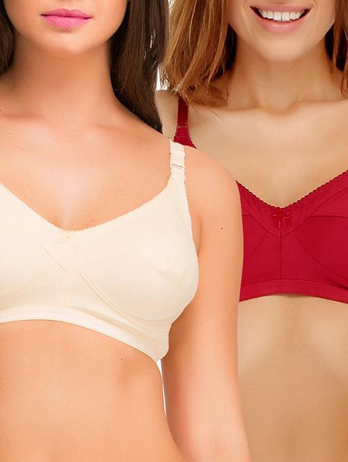 set of 2 bow patch bra - 11728375 - Standard Image - 1
