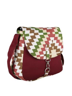 multi colored canvas sling bag - 11734753 - Standard Image - 5