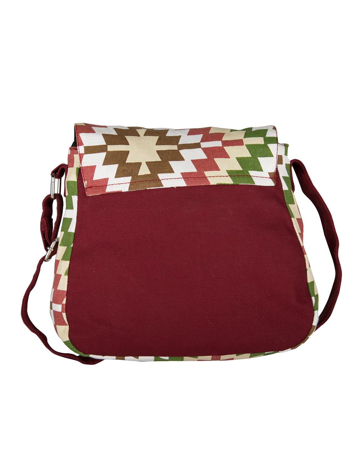 multi colored canvas sling bag - 11734753 - Zoom Image - 2