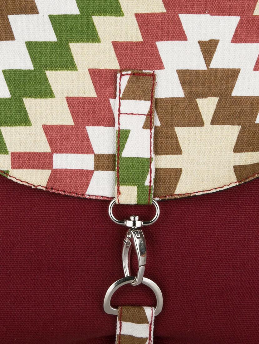 multi colored canvas sling bag - 11734753 - Zoom Image - 4