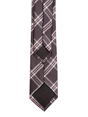 brown printed neck tie - 11740179 - Standard Image - 2