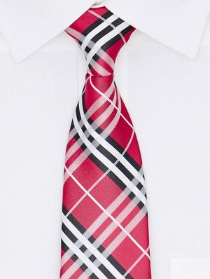 red printed neck tie - 11740182 - Standard Image - 4