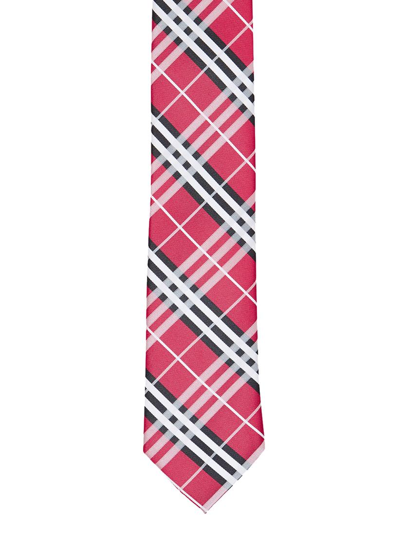 red printed neck tie - 11740182 - Zoom Image - 2