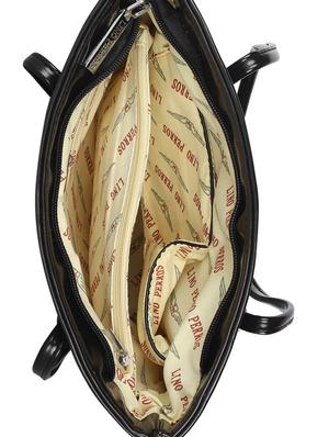 black leatherette handbag - 11741693 - Standard Image - 3