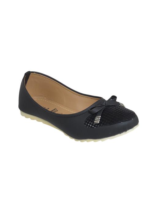 black fabric slip on ballerina - 11748278 - Standard Image - 1
