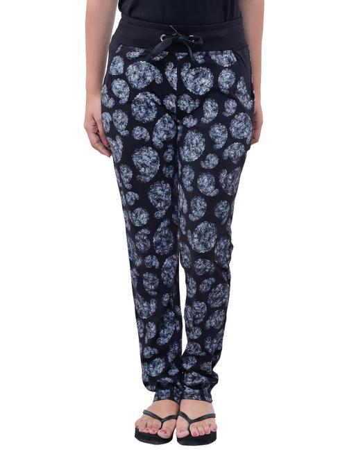 black cotton track pants - 11749937 - Standard Image - 1