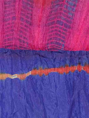 pink tie & dye dupatta - 11757744 - Standard Image - 3