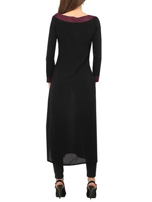 solid straight kurta - 11777930 - Standard Image - 3