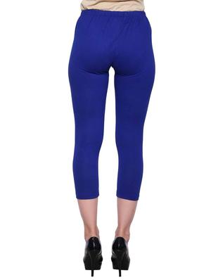 dark blue cotton leggings capri - 11778814 - Standard Image - 3