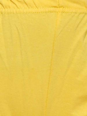 yellow cotton capri leggings - 11778815 - Standard Image - 4