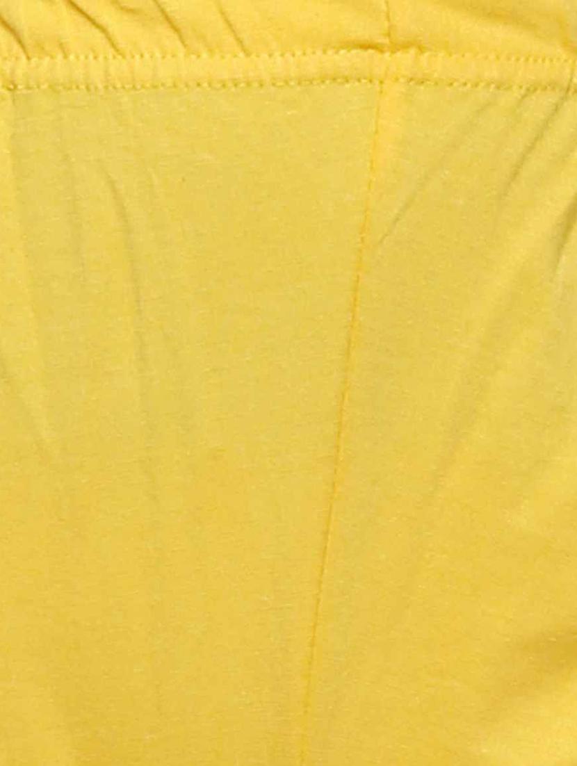 yellow cotton capri leggings - 11778815 - Zoom Image - 4