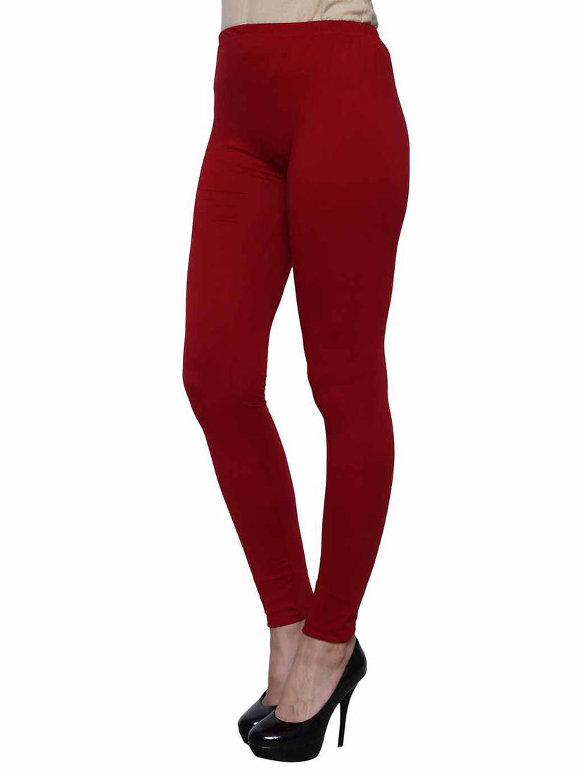 red cotton leggings - 11781065 - Zoom Image - 2