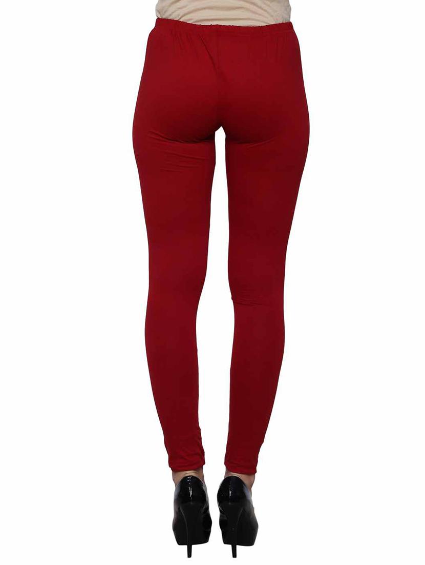 red cotton leggings - 11781065 - Zoom Image - 3