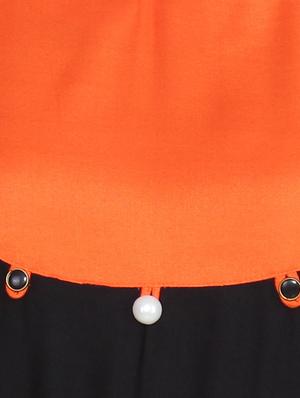 orange rayon asymmtrical kurta - 11785992 - Standard Image - 4