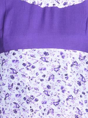 white printed rayon kurta - 11786006 - Standard Image - 4