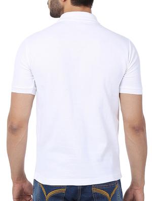 solid white cotton t-shirt - 11789179 - Standard Image - 3