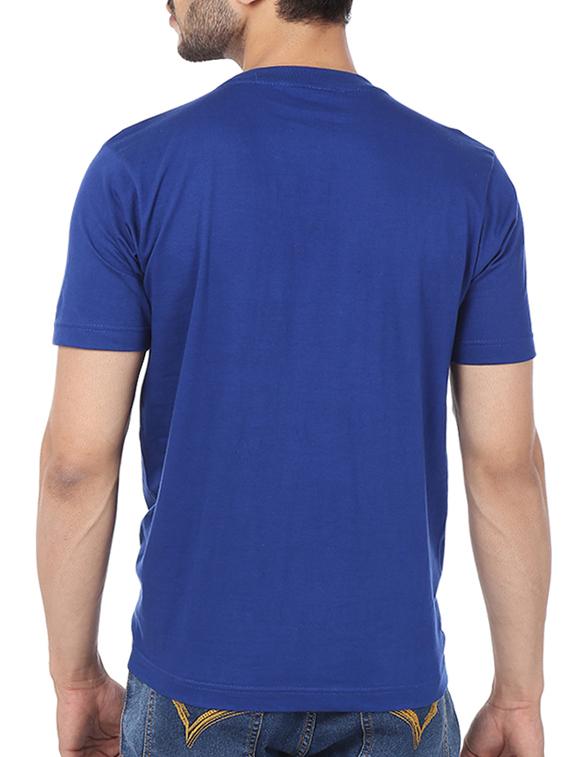 blue solid t-shirt - 11789185 - Zoom Image - 3
