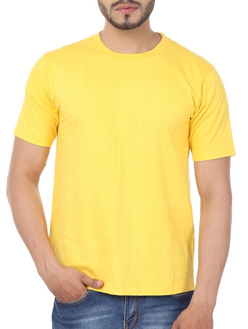 yellow cotton tshirt - 11789187 - Standard Image - 1