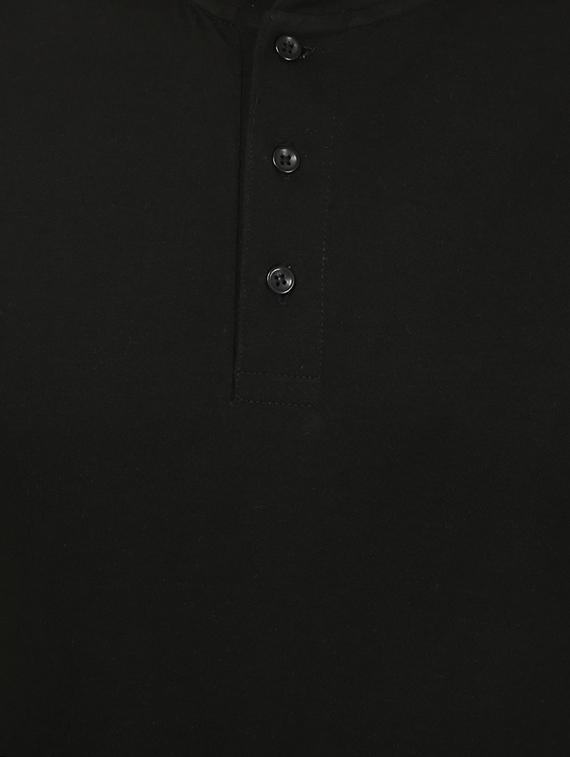 black solid t-shirt - 11789188 - Zoom Image - 4