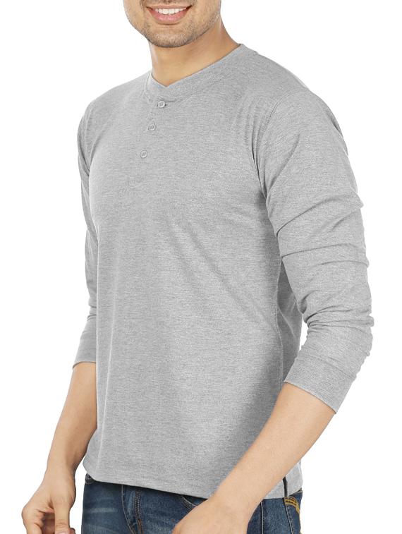 grey cotton tshirt - 11789190 - Zoom Image - 2
